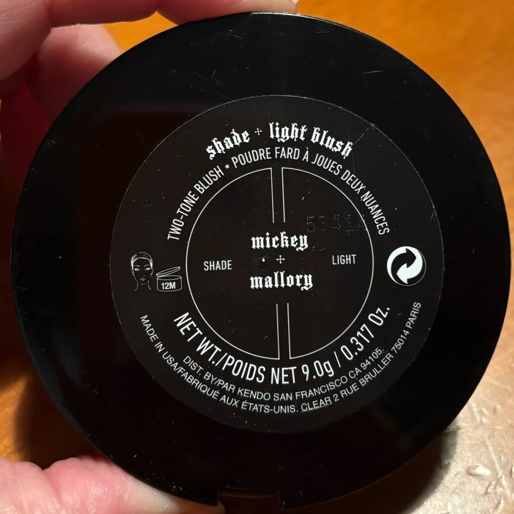Kat Von D Two Tone Blush Mickey + Mallory